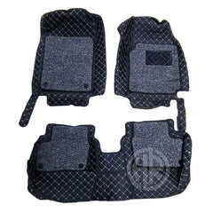 9D Custom Floor Mat Black 3 Pcs for KIA Picanto 2019-2024