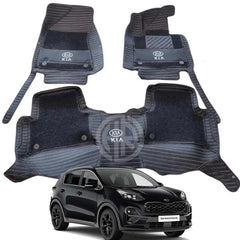 10D Floor Mats 3Pcs for Kia Sportage 2019-2022