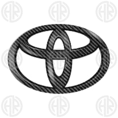 Toyota Corolla Premium Steering Wheel Monogram Emblem Forged Finish