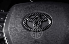 Premium Toyota Corolla Steering Wheel Forged Monogram Emblem