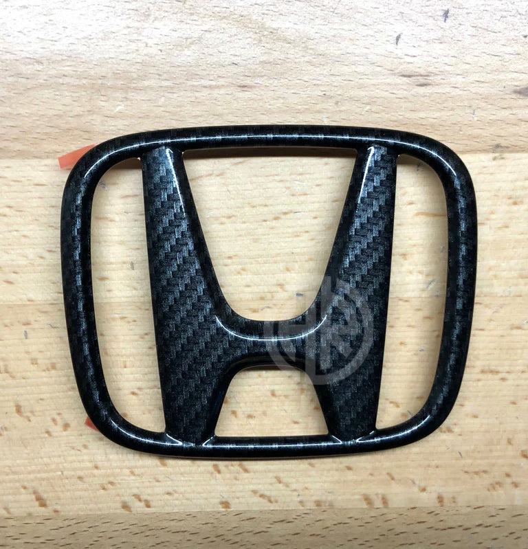 Steering Monogram in Red Forged Carbon Fiber Honda Civic – Sporty Interior Upgrade