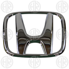 Honda Civic Steering Logo Monogram in Glossy Black Luxury Car Accessory