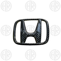 Honda Civic Carbon Fiber Steering Wheel Monogram Premium Interior Styling