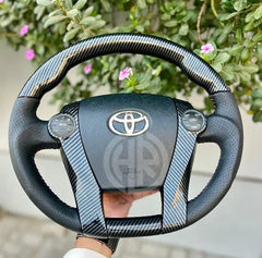 Carbon Fiber Hydro Dip Steering Wheel for Toyota AQUA