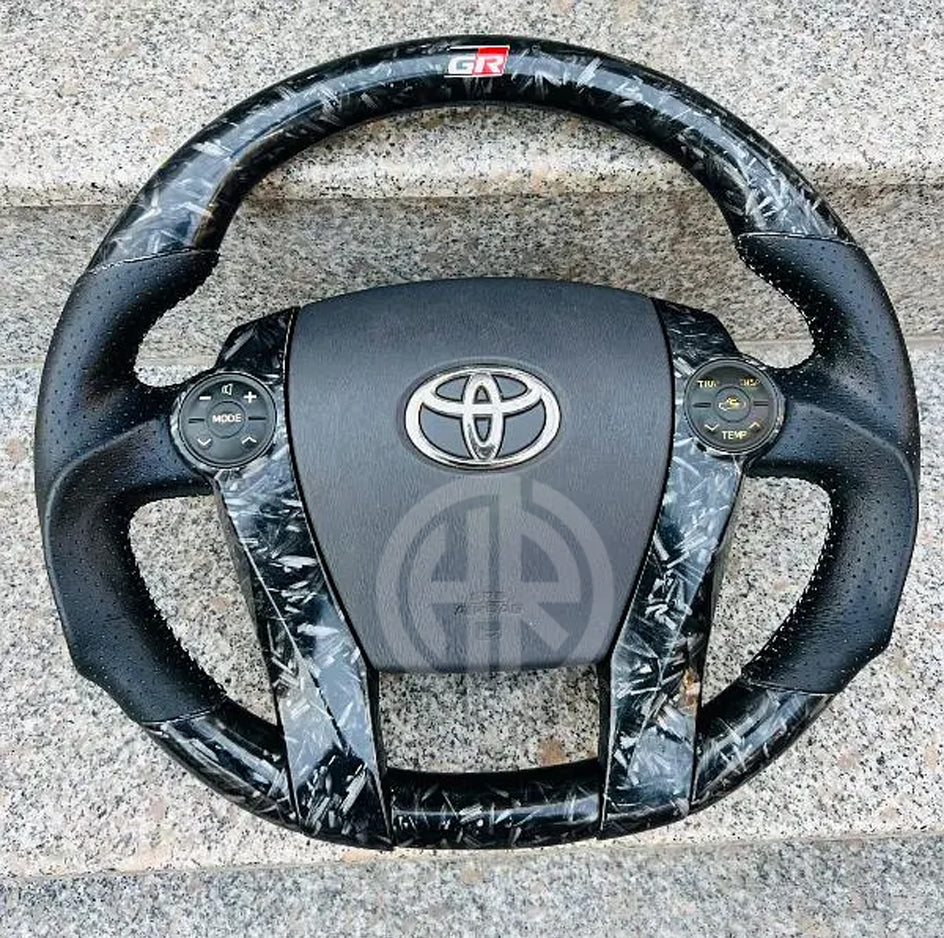 Carbon Fiber Hydro Dip Steering Wheel for Toyota AQUA