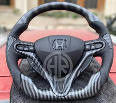 Carbon Fiber Steering Wheel for Honda Civic Reborn