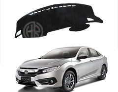 Dashboard Carpet Black for Honda Civic X 2016-2021