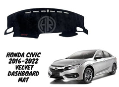 Velvet Dashboard Mat for Honda Civic X