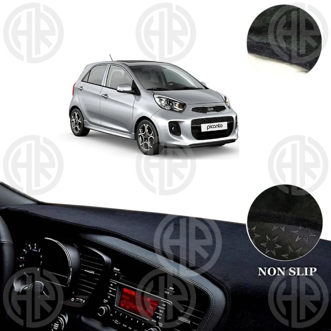 KIA Picanto Velvet Dashboard Cover Sun Protection & Elegant Interior Upgrade