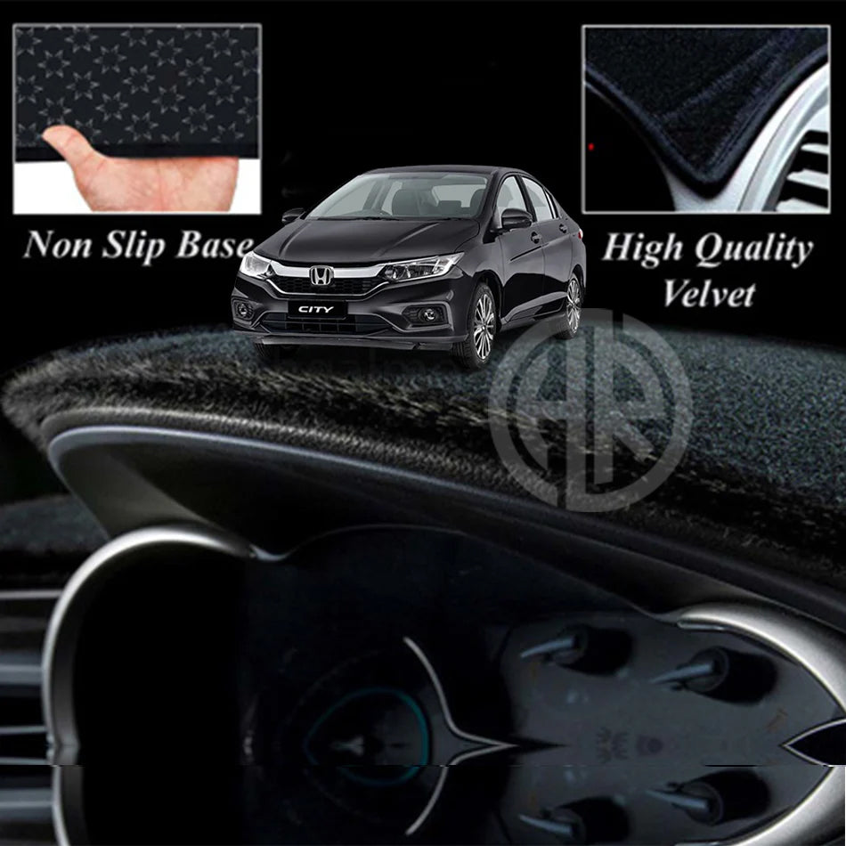 Velvet Dashboard Mat for Honda City 2022-2024