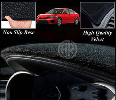 Velvet Dashboard Mat for Honda Civic 2022-2024