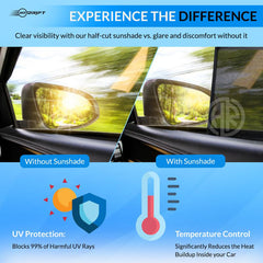 Car Sunshade and Side Curtains for MG ZS - UV Protection and Interior Comfort