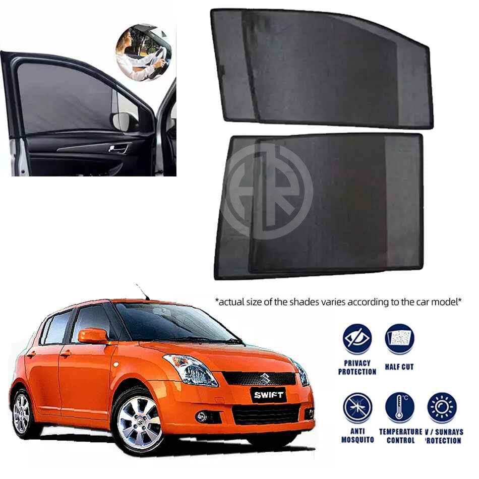 Car Sunshade and Side Curtains For Suzuki Swift - UV Protection & Privacy