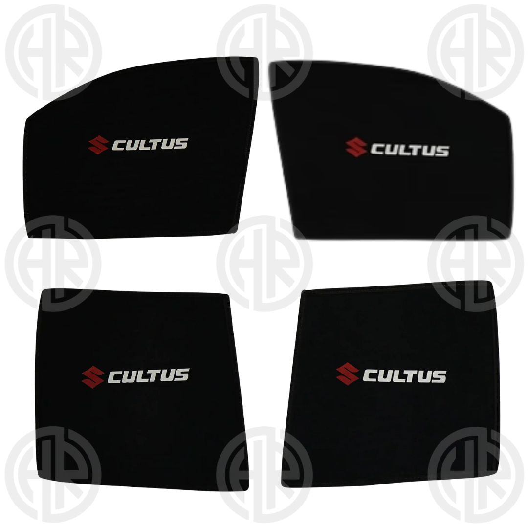 Suzuki Cultus Car Sunshade & Curtain Kit Heat Resistant & Privacy Protection