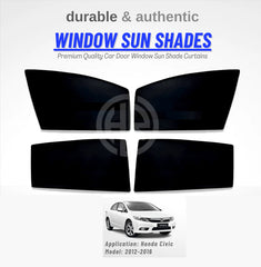 Side Curtains for Honda Civic Rebirth 2009-2015