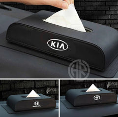 Luxury Logo Tissue Box Car – Stylish & Elegant Interior Accessory