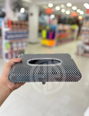 Tissue Box Carbon Fiber Textured For Car Dashboard