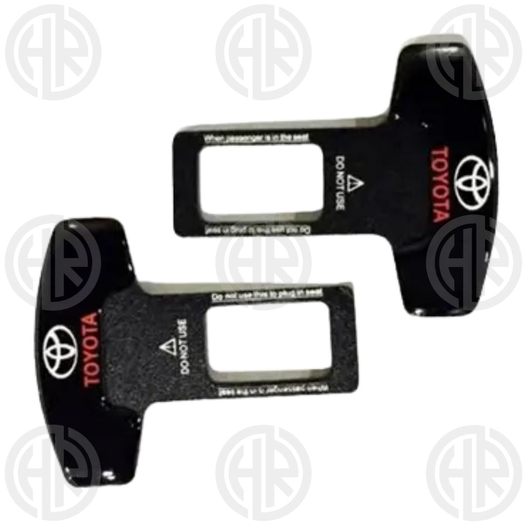 Toyota Car Seat Belt Locking Clip Matte Black Safety & Style Solution