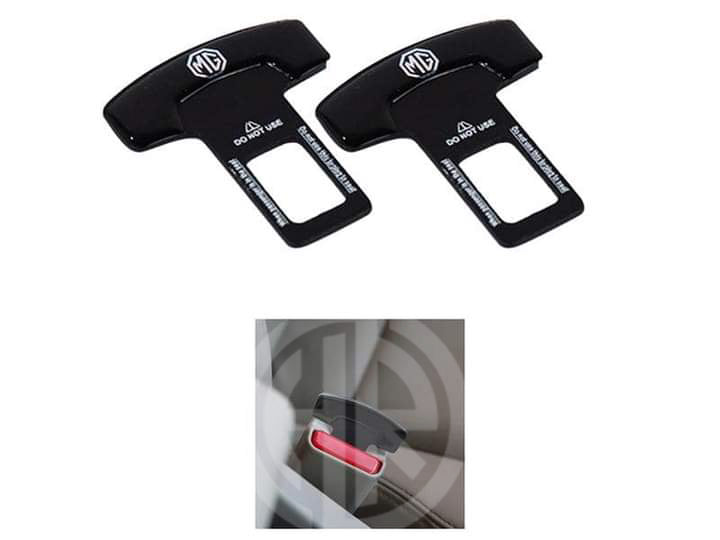 MG Logo Seat Belt Clip 2pcs Set