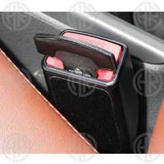 MG Branded Seat Belt Buckle Clip (2pcs) Secure & Elegant Car Accessory