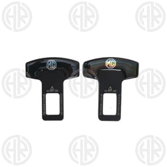 MG Branded Seat Belt Buckle Clip (2pcs) Secure & Elegant Car Accessory