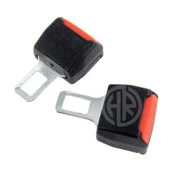 Universal Fit Double Buckle Black Pair Seat Belt Clips