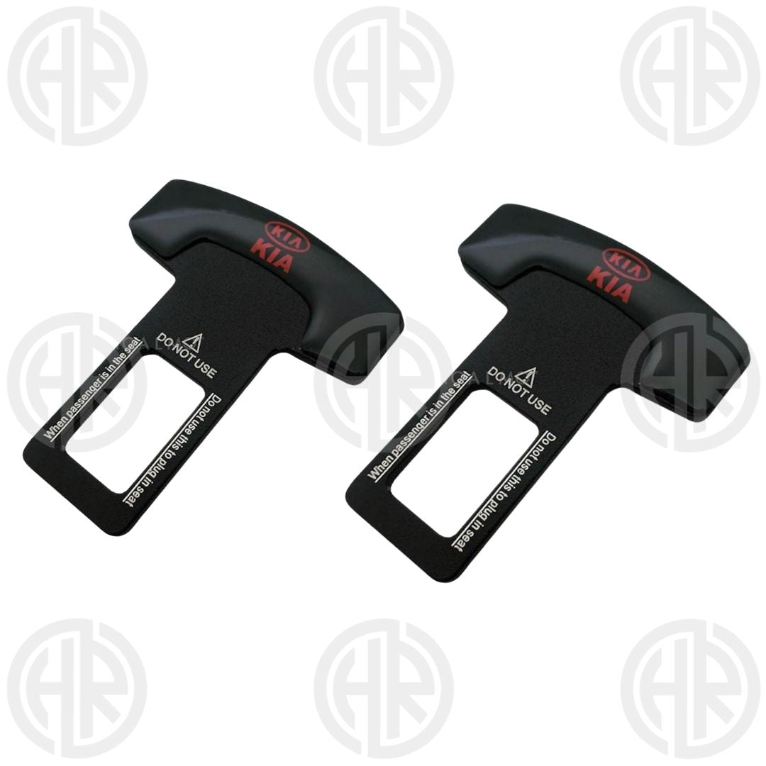 Kia Sportage Black Mini Seat Belt Clips (Pair) Secure & Durable Design