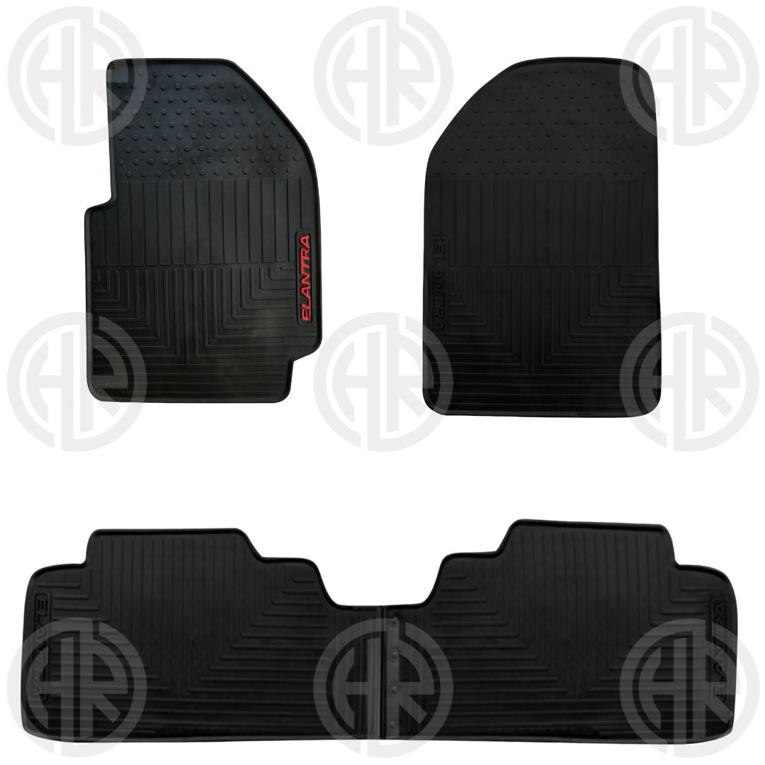 Hyundai Elantra Latex Floor Mats Spill Resistant, Long Lasting & Sleek Look