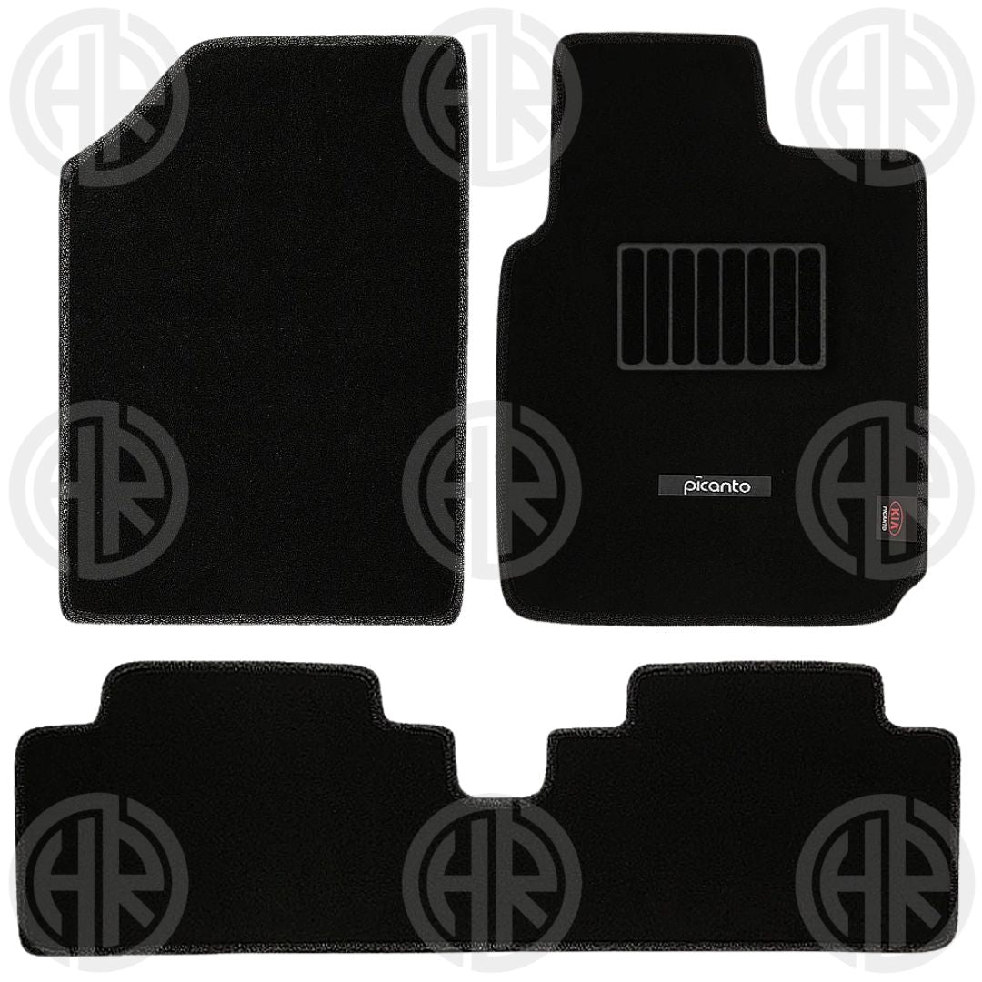KIA Picanto 2019-2023 Heavy Texture Carpet Mats Luxury Interior Upgrade