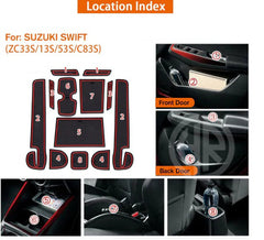 Suzuki Swift 2022 Interior Non-Slip PVC Mats
