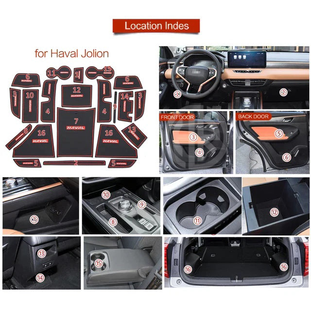 PVC Non Slip Interior Mats for Haval Jolion