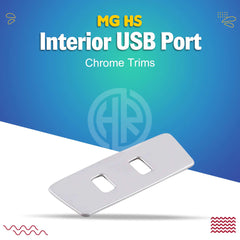 Interior USB Port Chrome Trims for MG HS 2020-2021