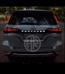 LED Trunk Garnish Chrome for Toyota Fortuner 2016-2021