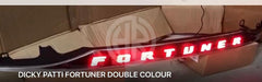 LED Trunk Garnish Chrome for Toyota Fortuner 2016-2021