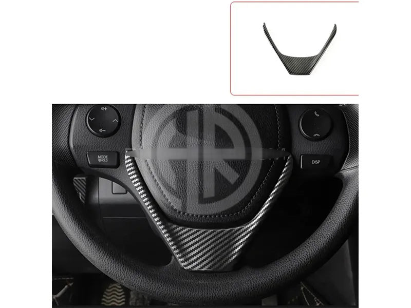 Carbon Fiber Steering Center Trim for Toyota Yaris