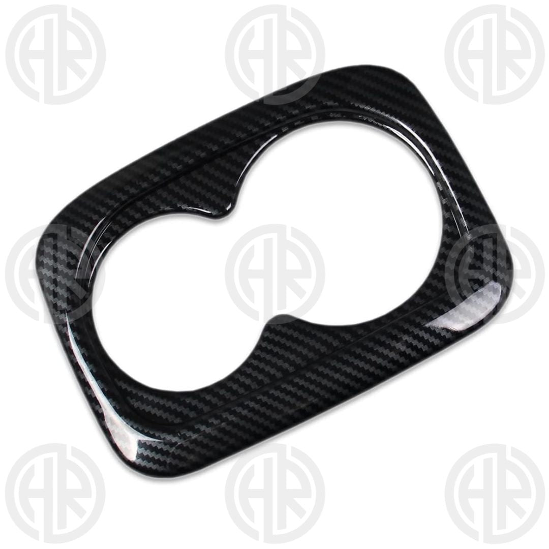 Honda Civic 2022 Carbon Fiber Cup Holder Cover Stylish & Durable Protection