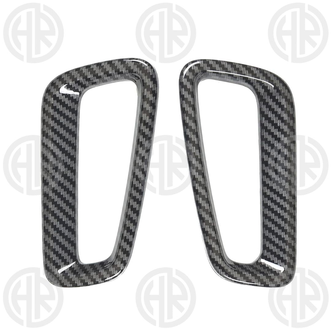 Honda Civic Carbon Fiber AC Vent Frame 2022 Luxury Cabin Accessory (2pcs)