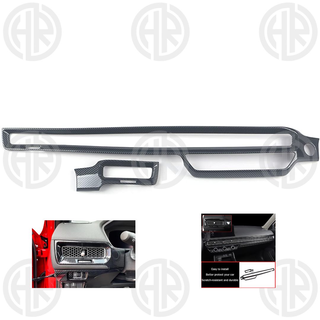 Honda Civic 2022 Carbon Fiber Dashboard Cover Scratch Protection & Sporty Look