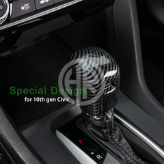 Carbon Fiber Gear Knob for Honda Civic