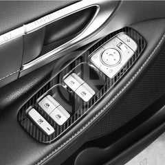 Carbon Fiber Power Window Trims for Hyundai Sonata