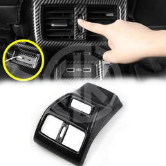 Back Console Cover in Carbon Fiber for Honda Civic