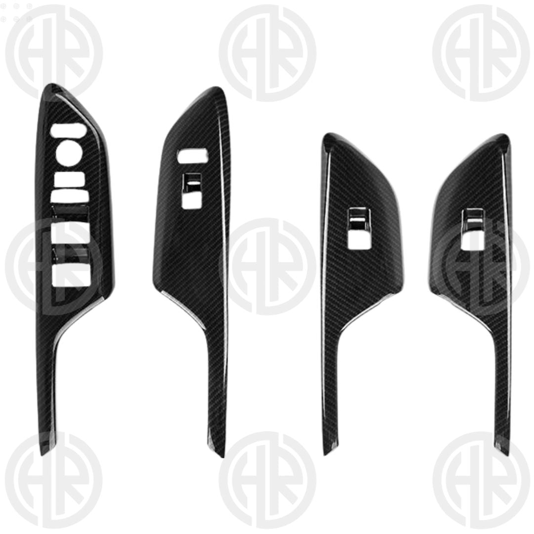 Honda Civic (2016–2021) Carbon Fiber Window Trims Sleek Interior Styling