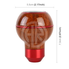 Wooden Textured Gear Knob For Manual Cars