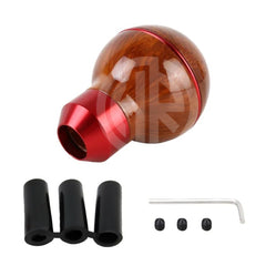 Wooden Textured Gear Knob For Manual Cars