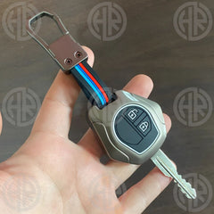 Luxury Zinc Alloy Car Key Shell – 360° Secure Protection for Car Keys