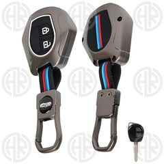 Luxury Zinc Alloy Car Key Shell – 360° Secure Protection for Car Keys