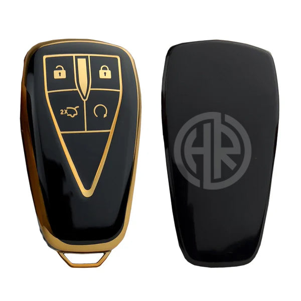 TPU Key Cover in Grey & Gold Texture for CHANGAN OSHAN X7