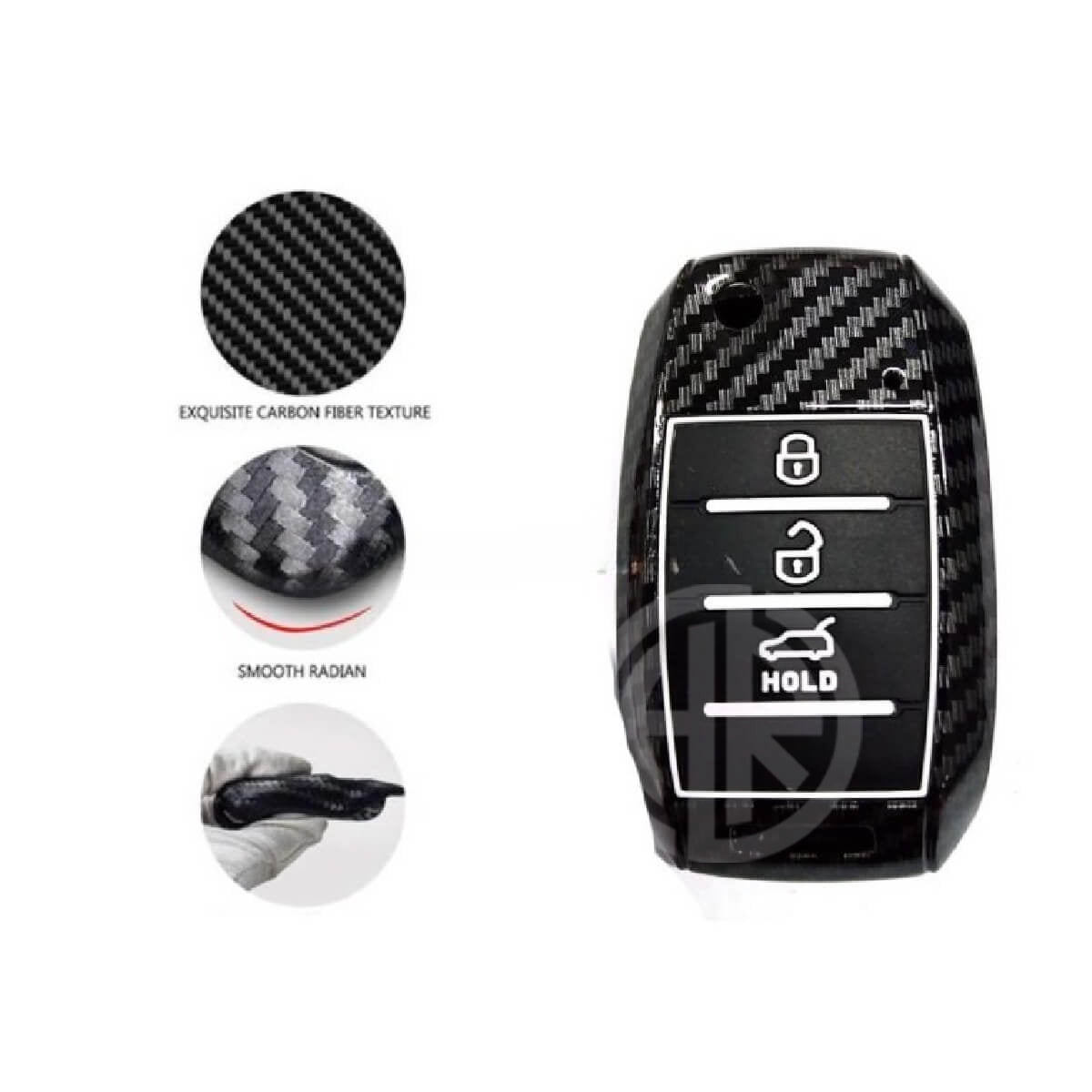 Premium Carbon Fiber Key Cover For KIA Picanto