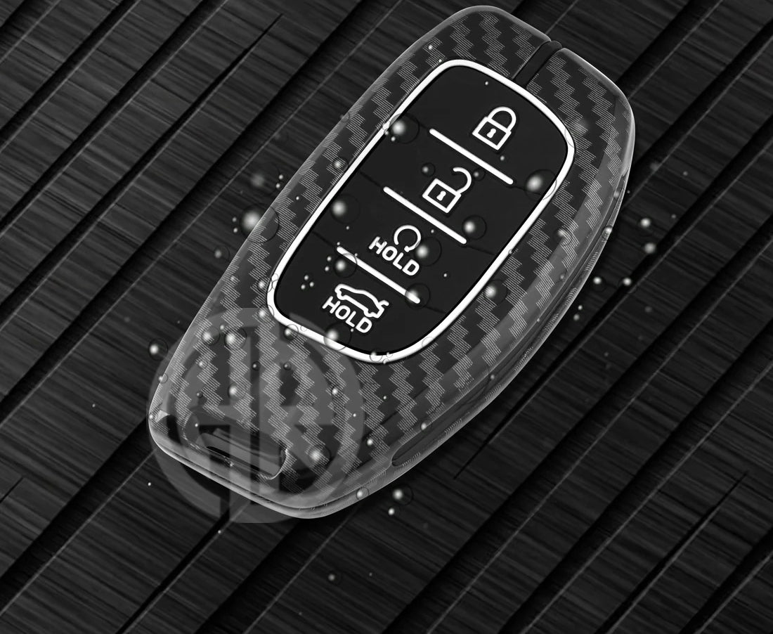 Carbon Fiber Key Cover For Hyundai Sonata