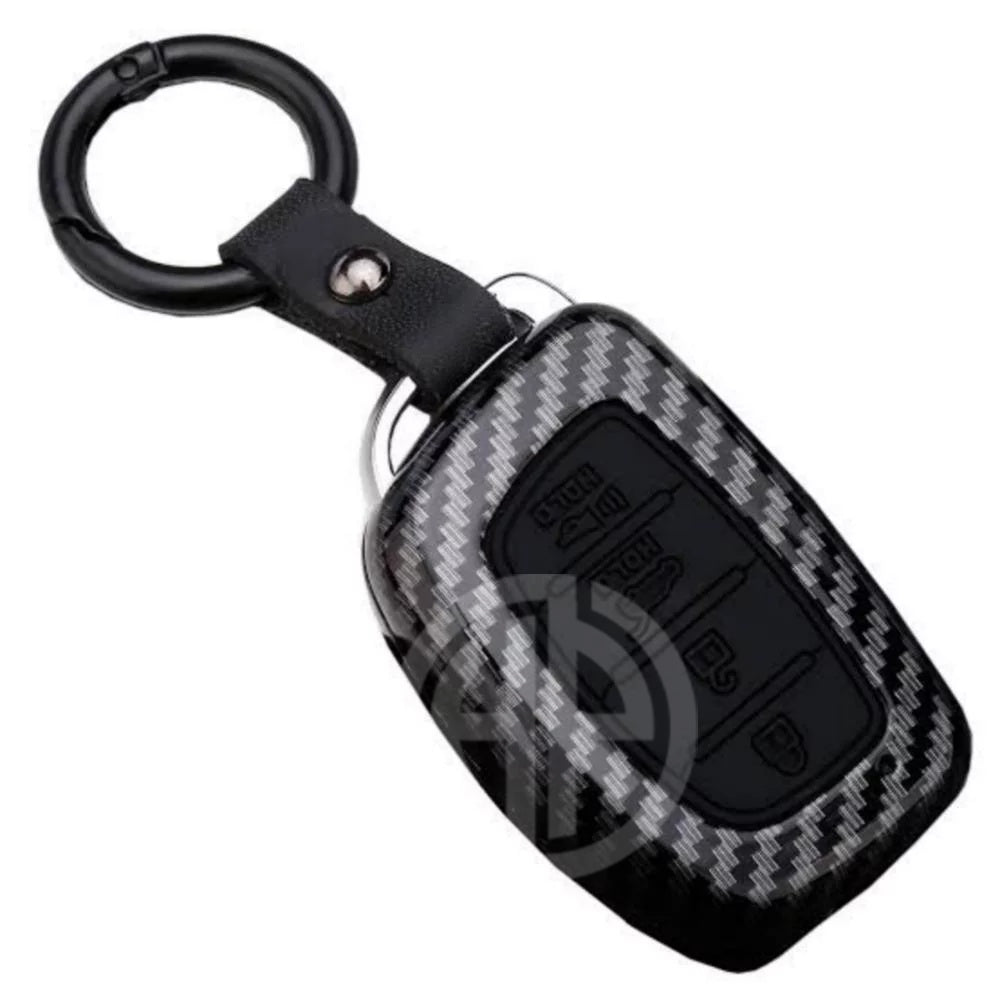 Premium Carbon Fiber Key Cover For Hyundai Elantra